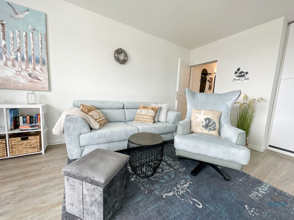 Cuxland-Fewo-Service-Haus Frische Brise-Wohnung 6.06.-Wohnbereich