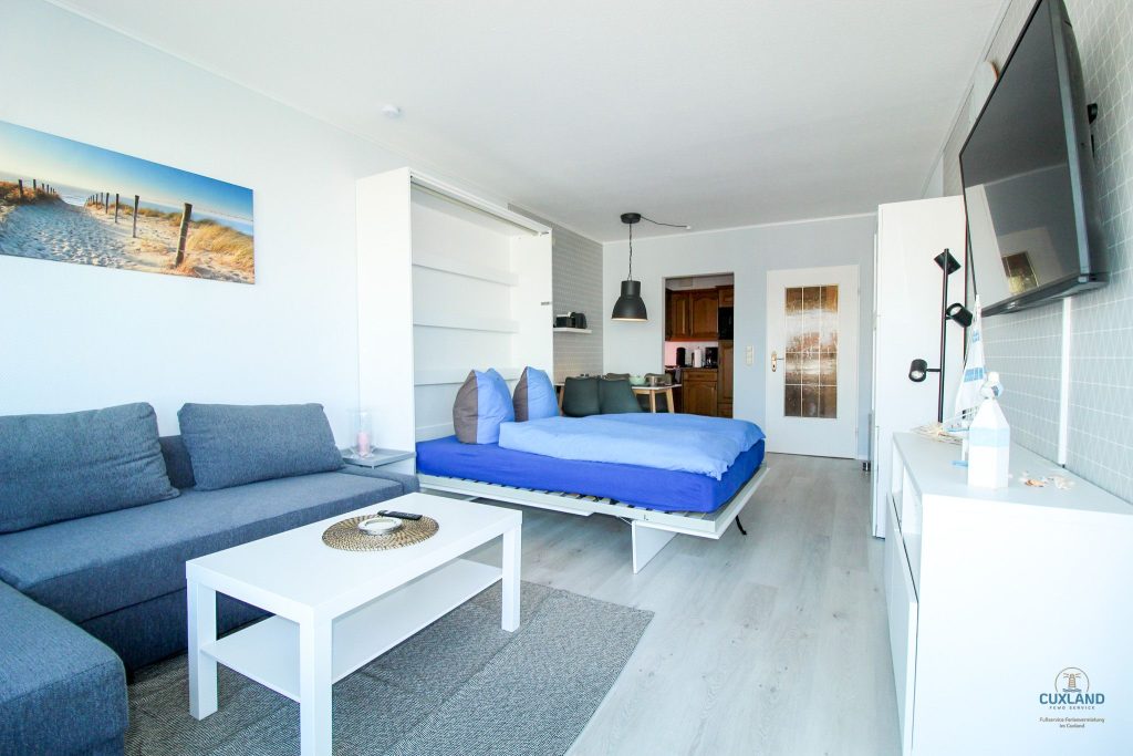 Cuxland-Fewo-Service-Haus Frische Brise-Wohnung 7.10-Wohn/Schlafraum