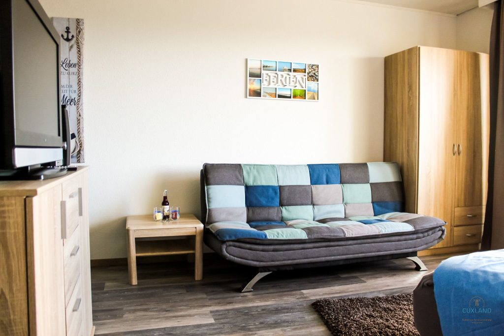 Cuxland-Fewo-Service-Haus Atlantic-Wohnung 607a- Wohn/Schlafbereich
