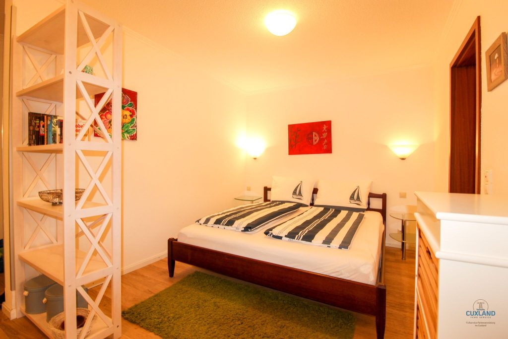 Cuxland-Fewo-Service-Haus Elbe-Wohnung 2-Schlafbereich