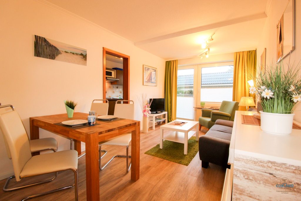 Cuxland-Fewo-Service-Haus Elbe-Wohnung 2-Wohn/Essbereich