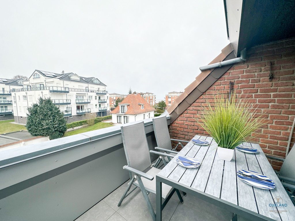 Cuxland-Fewo-Service-Heimathafen-Am Ahoi Bad-Wohnung 8-Balkon