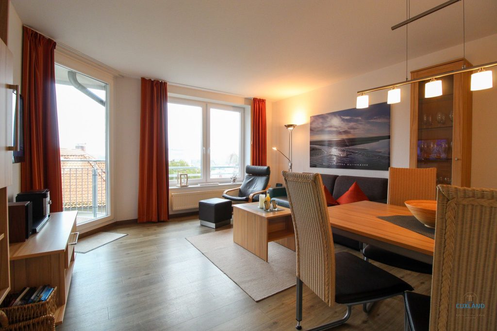 Cuxland-Fewo-Service-Residenz Hohe Lith-Wohnung 3.23-Wohn/Essbereich