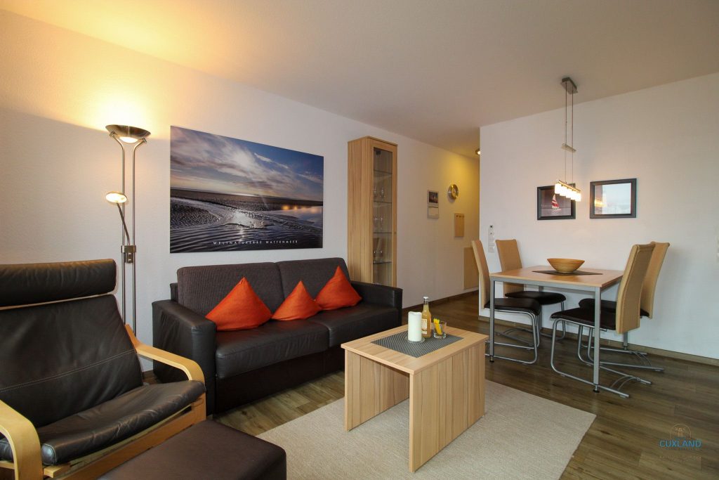 Cuxland-Fewo-Service-Residenz Hohe Lith-Wohnung 3.23-Wohn/Essbereich