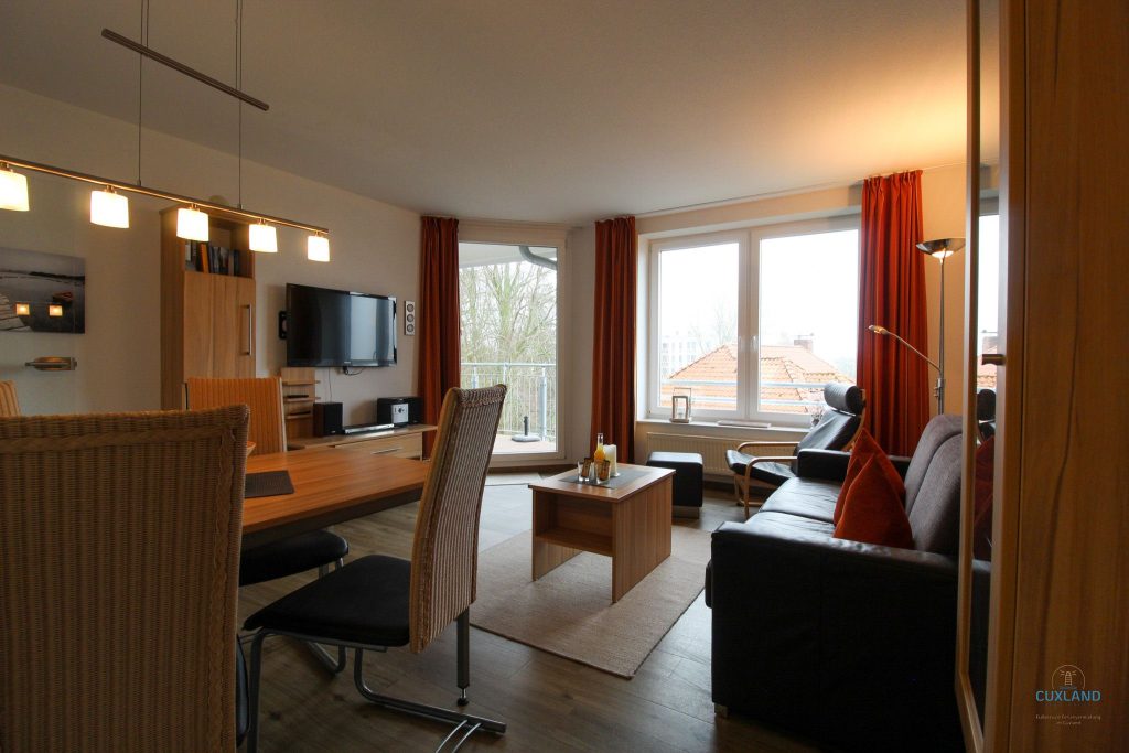 Cuxland-Fewo-Service-Residenz Hohe Lith-Wohnung 3.23-Wohn/Essbereich