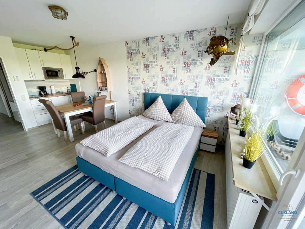 Cuxland-Fewo-Service-Haus Nautic-Wohnung 123-Schlafbereich