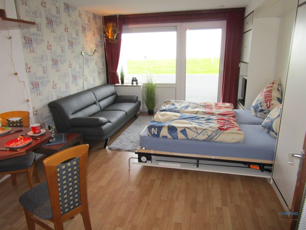 Cuxland-Fewo-Service-Haus Nautic-Wohnung 223-Wohn/Schlafbereich