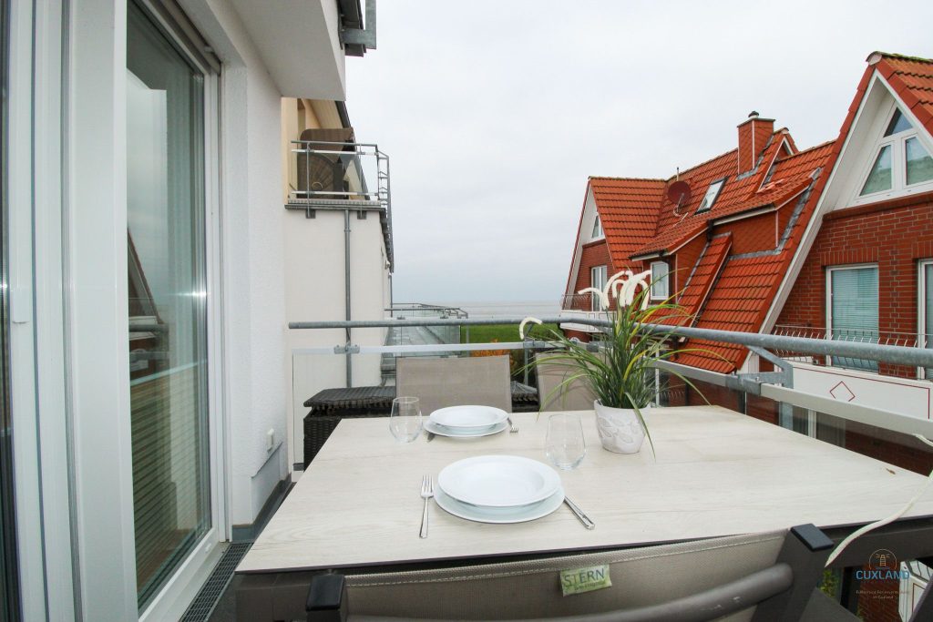 Cuxland-Fewo-Service-Haus Windjammer-Wohnung 15-Balkon
