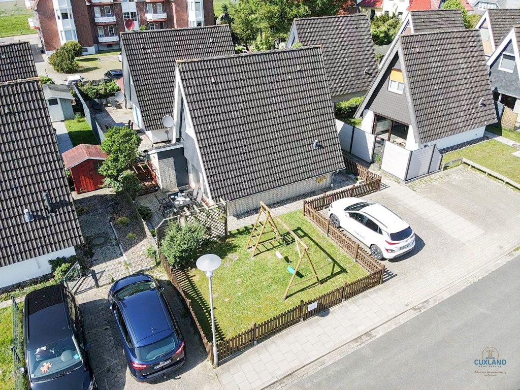 Cuxland-Fewo-Service-Ferienhaus am Ringwall 16-Vogelperspektive
