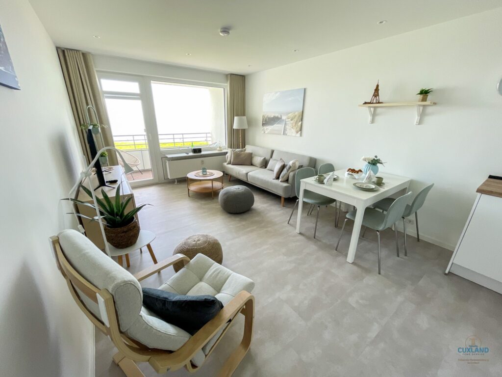 Cuxland-Fewo-Service-Kugelbakeblick-Wohnung 51-Wohnraum