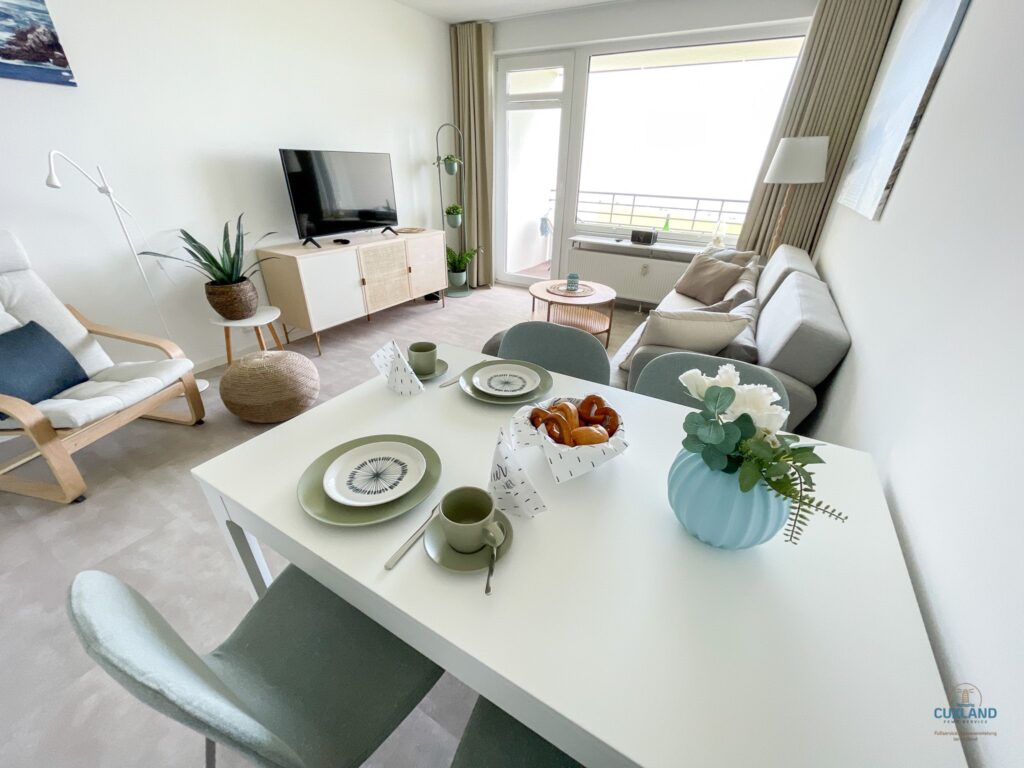 Cuxland-Fewo-Service-Kugelbakeblick-Wohnung 51-Wohnraum