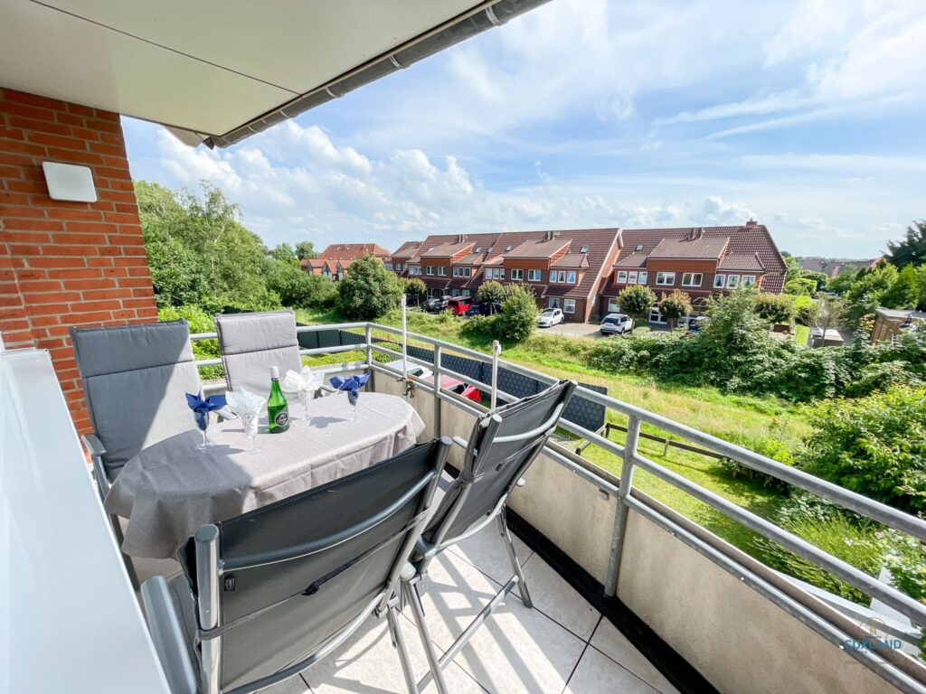 Cuxland-Fewo-Service-Haus Seeland-Wohnung 14-Balkon