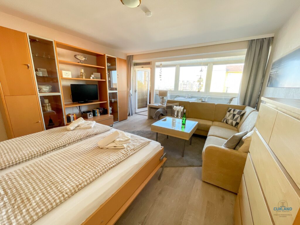 Cuxland-Fewo-Service-Haus Alte Liebe-Wohnung 404-Wohn/Schlafbereich
