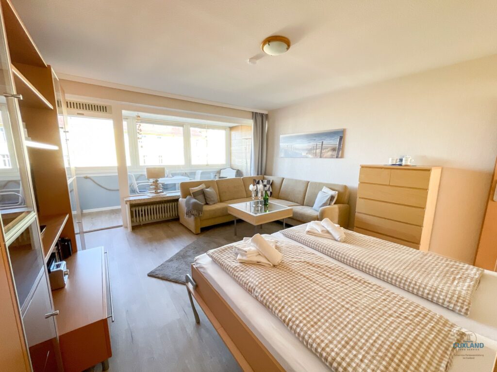 Cuxland-Fewo-Service-Haus Alte Liebe-Wohnung 404-Wohn/Schlafbereich