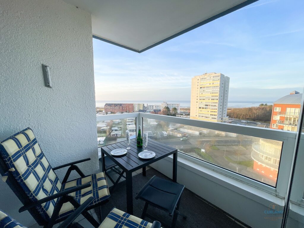 Cuxland-Fewo-Service-Haus Frische Brise-Wohnung 8.10-Balkon