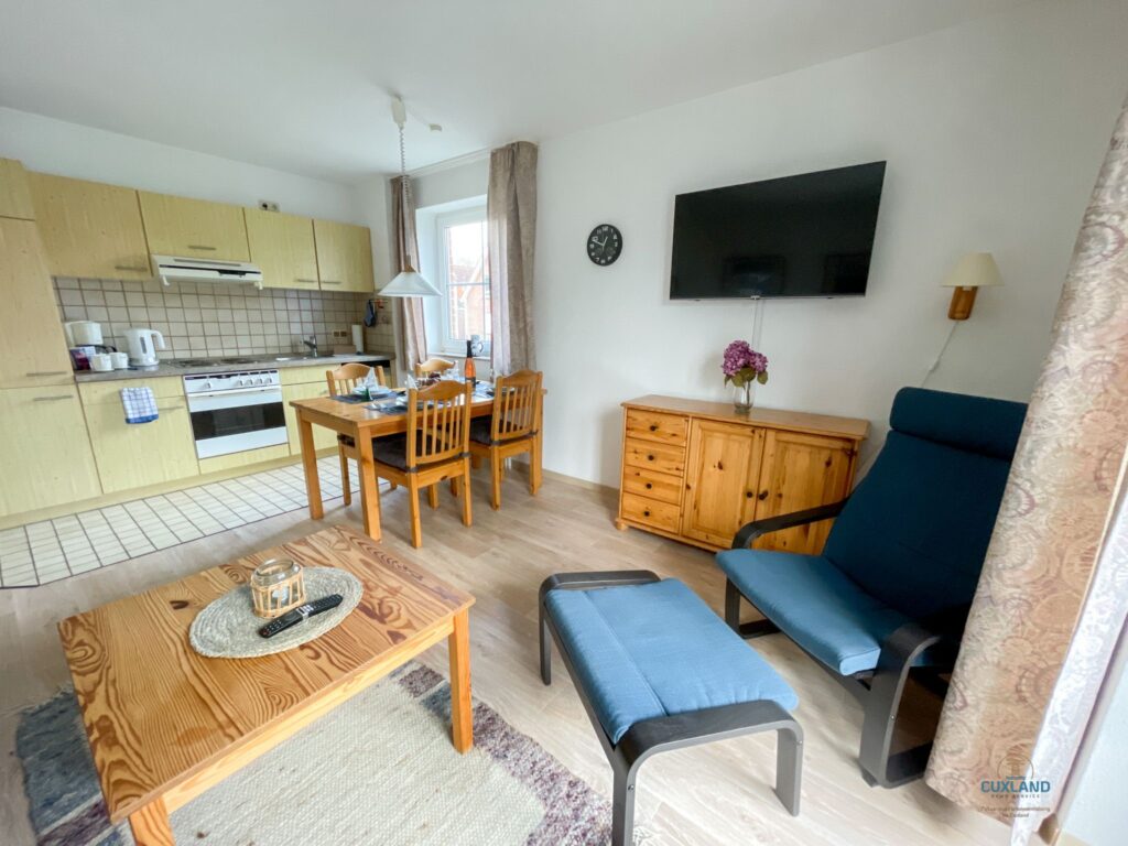 Cuxland-Fewo-Service-Haus Scharhörn-Wohnung 4-Koch/Essbereich
