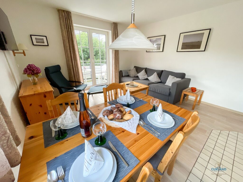Cuxland-Fewo-Service-Haus Scharhörn-Wohnung 4-Wohn/Essbereich