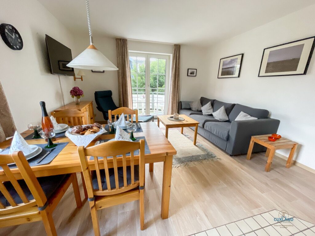 Cuxland-Fewo-Service-Haus Scharhörn-Wohnung 4-Wohn/Essbereich