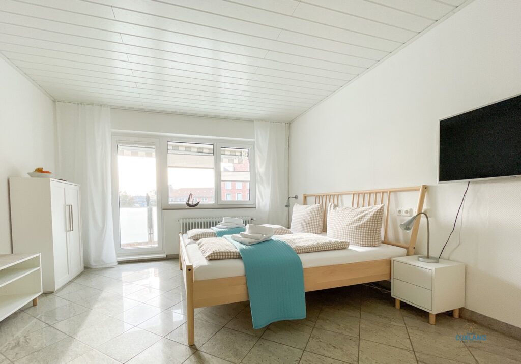 Cuxland-Fewo-Service-Haus Kehrwieder-Wohnung 15-Wohn/Schlafraum