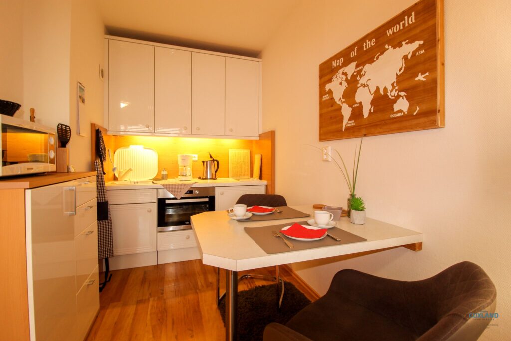 Cuxland-Fewo-Service-Haus Atlantik-Wohnung 107- Koch/Essbereich