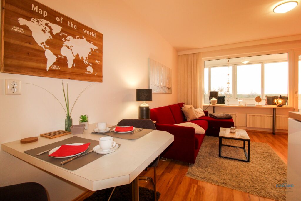 Cuxland-Fewo-Service-Haus Atlantik-Wohnung 107- Wohn/Essbereich