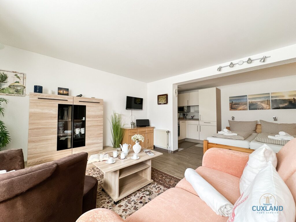Cuxland-Fewo-Service-Residenz am Grooten Steen-Wohnung 5 a-Wohn/Schlafbereich