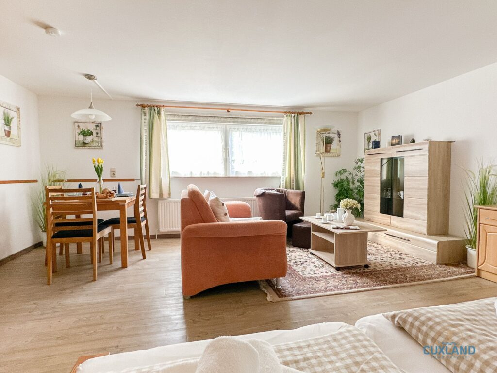 Cuxland-Fewo-Service-Residenz am Grooten Steen-Wohnung 5 a-Wohn/Essbereich