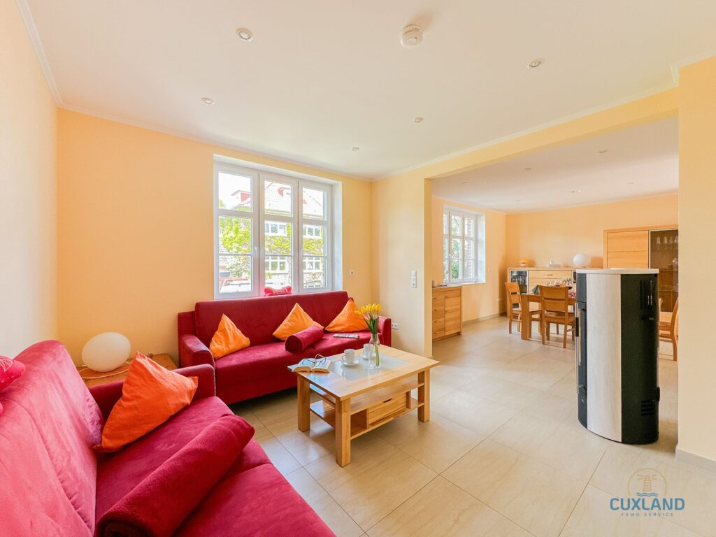 Cuxland-Fewo-Service-Ferienhaus Kugelbake-Wohnzimmer
